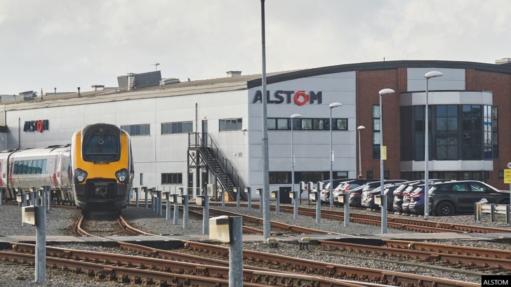 Alstom Central Rivers depot, Burton-on-Trent.