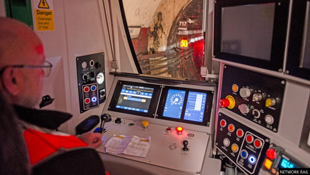 Under ETCS, drivers are continually shown a safe target speed to aim for on a computer screen in their cab.