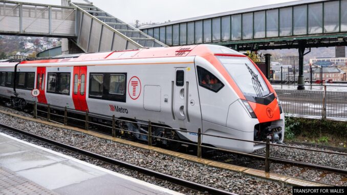 Five new Class 756 Flirt trains have entered service between Coryton, Caerphilly and Penarth.