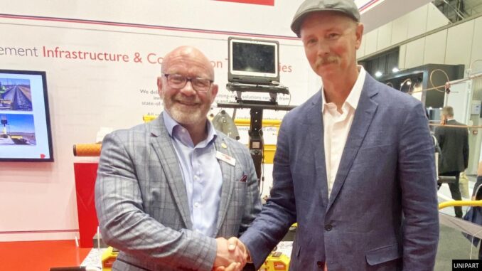 Unipart Rail and Racine Railroad Products UK announced a new strategic partnership at InnoTrans 2024.